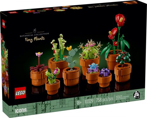 LEGO ICONS 10329 LEGO The Botanical Collection - Małe roślinki – 10329