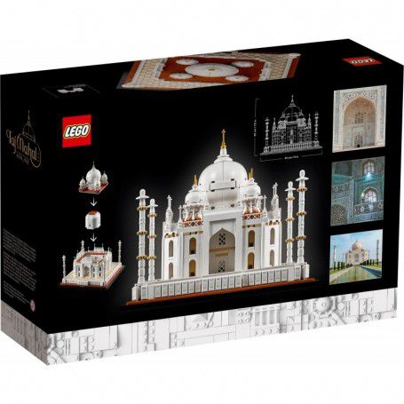 Lego Architecture Tadż Mahal, Taj Mahal, numer katalogowy 21056, biała budowla architektoniczna, 7 cudów świata, 2020 klocków w zestawie, 18+