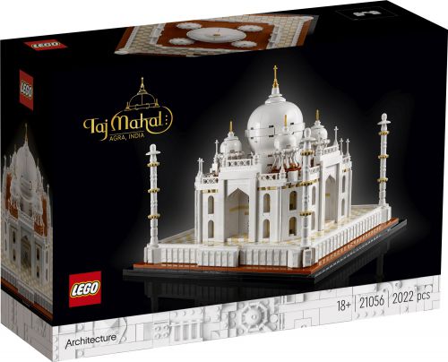 Lego Architecture Tadż Mahal, Taj Mahal, numer katalogowy 21056, biała budowla architektoniczna, 7 cudów świata, 2020 klocków w zestawie, 18+