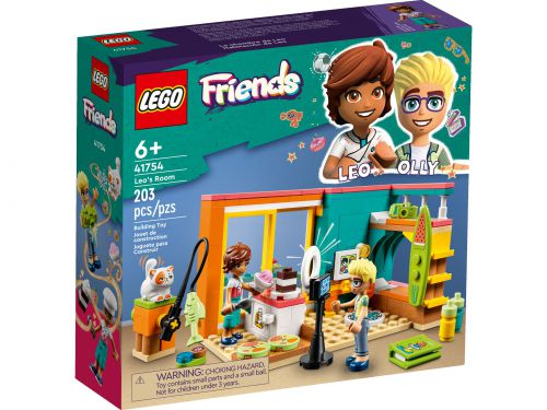 LEGO Friends 41754 Pokój Leo, bramka, influencer