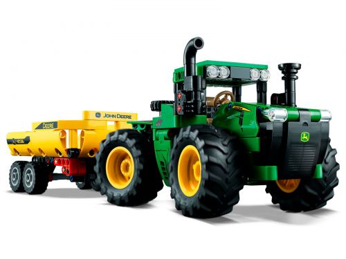 Lego technic traktor zielony z żółtą przyczepą John Deere 9620R , Lego 42136, Lego Technic dla konstruktorów 8+