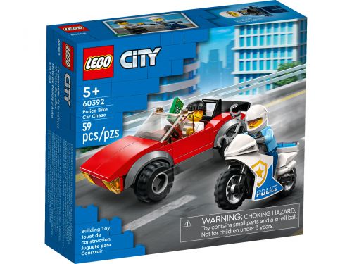 LEGO® 60392 City - Motocykl policyjny - pościg za samochodem